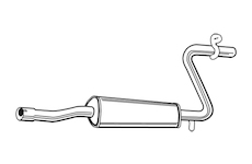 Střední tlumič výfuku WALKER 14937