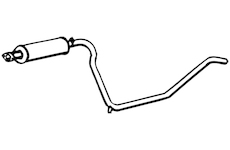 Střední tlumič výfuku WALKER 14952