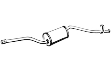 Zadní tlumič výfuku WALKER 14956