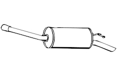 Zadní tlumič výfuku WALKER 14982