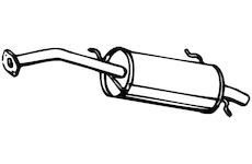 Zadní tlumič výfuku WALKER 15036