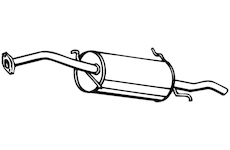 Zadní tlumič výfuku WALKER 15040