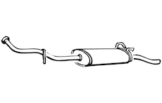 Zadní tlumič výfuku WALKER 15103