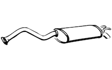 Zadní tlumič výfuku WALKER 15119