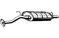 Zadní tlumič výfuku WALKER 15131