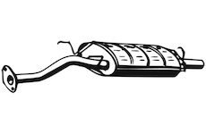 Zadní tlumič výfuku WALKER 15134