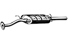 Zadní tlumič výfuku WALKER 15145