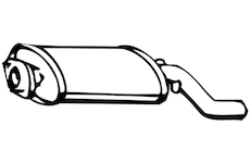 Zadní tlumič výfuku WALKER 15154