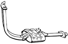 Predni tlumic vyfuku WALKER 15177