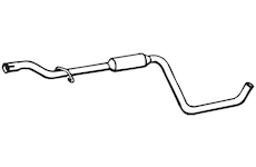 Střední tlumič výfuku WALKER 15191
