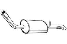 Zadní tlumič výfuku WALKER 15231