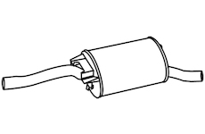 Zadní tlumič výfuku WALKER 15316