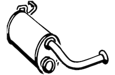 Střední tlumič výfuku WALKER 15432