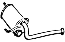 Střední tlumič výfuku WALKER 15504