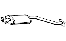 Střední tlumič výfuku WALKER 15695