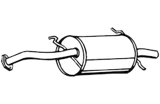 Zadní tlumič výfuku WALKER 15773