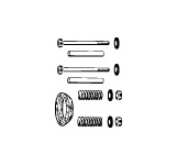 Montazni sada, vyfukovy system WALKER 15897