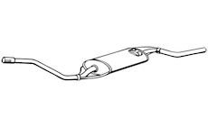 Zadní tlumič výfuku WALKER 16069