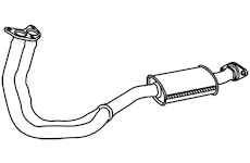 Predni tlumic vyfuku WALKER 16096
