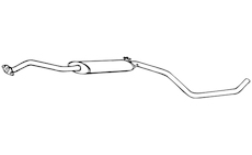 Střední tlumič výfuku WALKER 16133