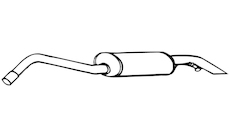 Zadní tlumič výfuku WALKER 16144