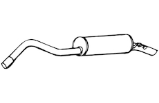 Zadní tlumič výfuku WALKER 16147