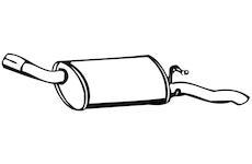 Zadní tlumič výfuku WALKER 16193