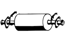Střední tlumič výfuku WALKER 16216