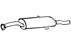 Zadní tlumič výfuku WALKER 16284