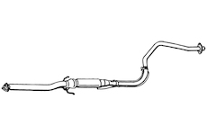 Střední tlumič výfuku WALKER 16434