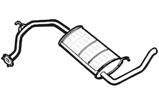 Zadní tlumič výfuku WALKER 16435