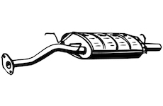 Zadní tlumič výfuku WALKER 16446