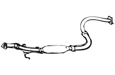 Střední tlumič výfuku WALKER 16448