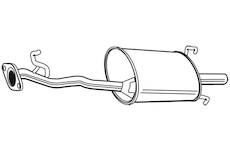 Zadní tlumič výfuku WALKER 16449