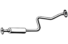 Střední tlumič výfuku WALKER 16551