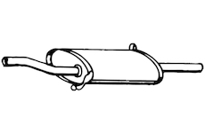 Zadní tlumič výfuku WALKER 16568