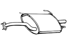 Zadní tlumič výfuku WALKER 16572