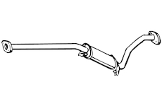 Střední tlumič výfuku WALKER 16628