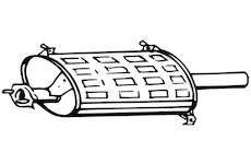 Zadní tlumič výfuku WALKER 16670