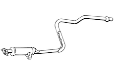 Střední tlumič výfuku WALKER 16677