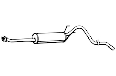 Zadní tlumič výfuku WALKER 16772