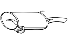 Zadní tlumič výfuku WALKER 16784