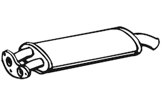 Predni tlumic vyfuku WALKER 16807