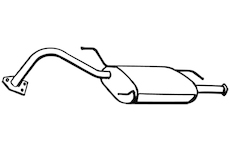 Zadní tlumič výfuku WALKER 16942