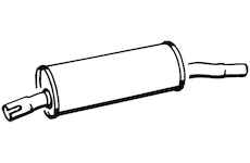 Predni tlumic vyfuku WALKER 17156