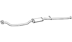 Střední tlumič výfuku WALKER 17181