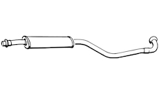 Predni tlumic vyfuku WALKER 17184