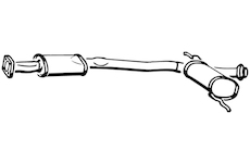 Střední tlumič výfuku WALKER 17205