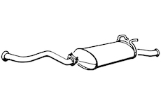 Zadní tlumič výfuku WALKER 17244