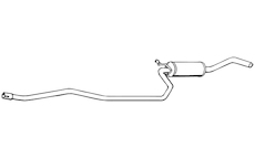 Střední tlumič výfuku WALKER 17296